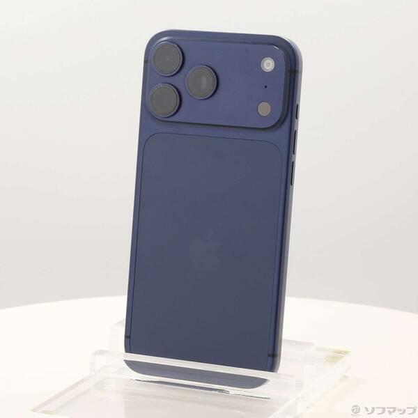 〔中古〕Apple(アップル) iPhone17 Pro Max 256GB ディープブルー MFYA4J／A SIMフリー〔348-ud〕 | 