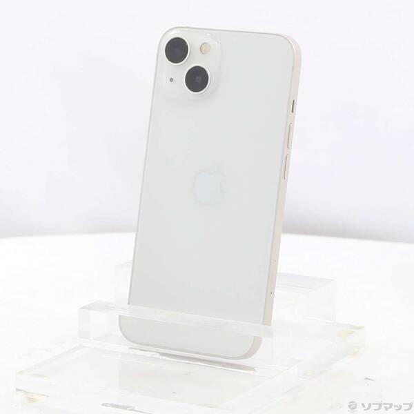 〔中古〕Apple(アップル) iPhone13 256GB スターライト MLNJ3J／A SIMフリー〔377-ud〕 | 