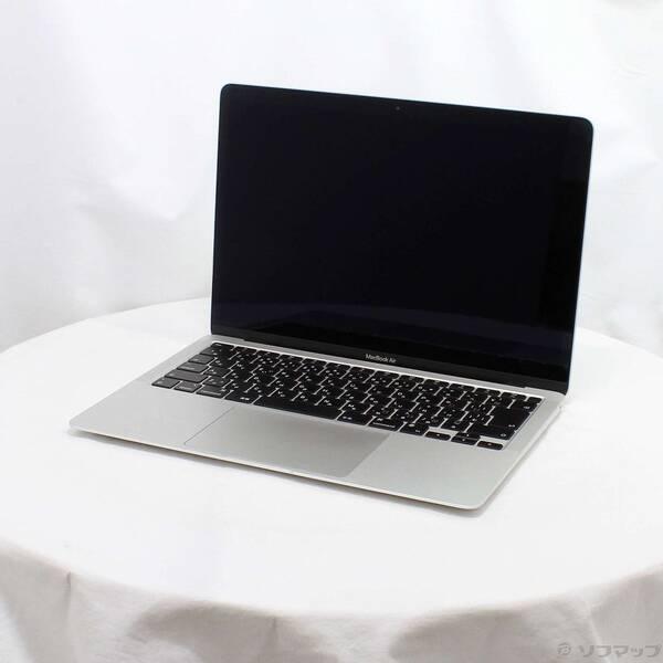 〔中古〕Apple(アップル) MacBook Air 13.3-inch Late-2020 MGN93J／A Apple M1 8コアCPU_7コアGPU 8GB SSD256GB シルバー 〔26.3 Tahoe〕〔262-ud〕 | 