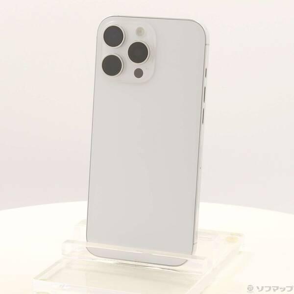 〔中古〕Apple(アップル) iPhone16 Pro Max 256GB ホワイトチタニウム MYWH3J／A SIMフリー〔377-ud〕 | 