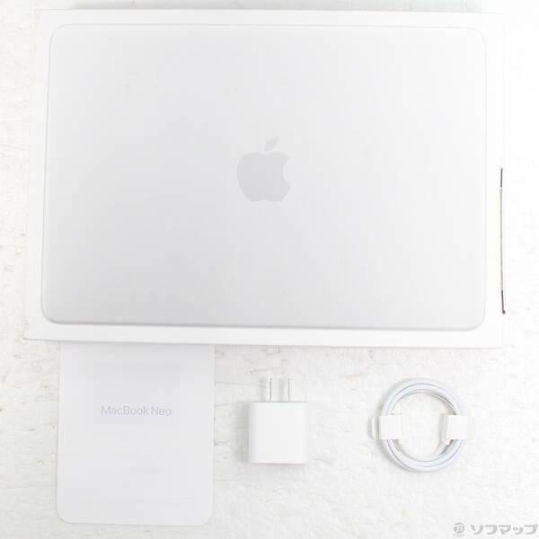 〔中古〕Apple(アップル) MacBook Neo 13-inch Early-2026 MHFC4J／A Apple A18 Pro 6コアCPU_5コアGPU 8GB SSD512GB シルバー 〔26.3 Tahoe〕〔297-ud〕 |  | 04