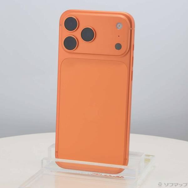〔中古〕Apple(アップル) iPhone17 Pro Max 256GB コズミックオレンジ MFY94J／A SIMフリー〔198-ud〕 | 