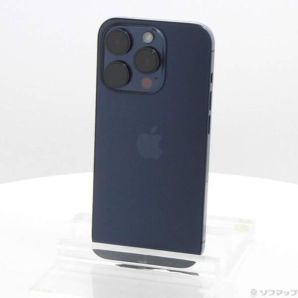 〔中古〕Apple(アップル) iPhone15 Pro 256GB ブルーチタニウム MTUG3J／A SIMフリー〔269-ud〕 | 