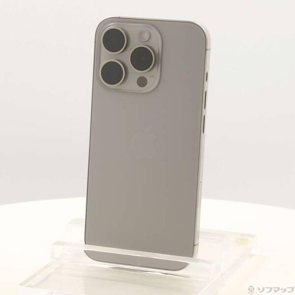 〔中古〕Apple(アップル) iPhone15 Pro 256GB ナチュラルチタニウム MTUF3J／A SIMフリー〔269-ud〕 | 