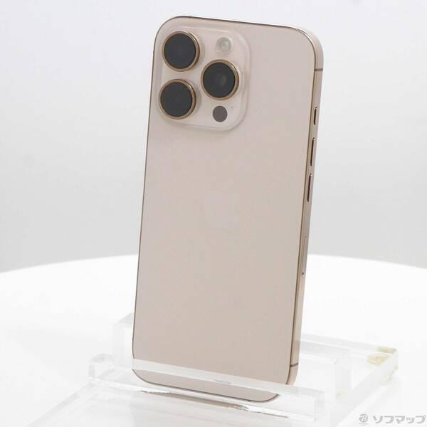 〔中古〕Apple(アップル) iPhone16 Pro 256GB デザートチタニウム MYN23J／A SIMフリー〔198-ud〕 | 