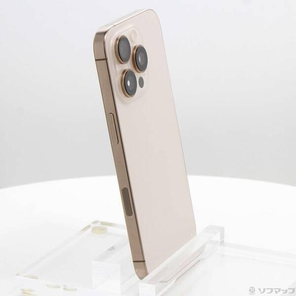 〔中古〕Apple(アップル) iPhone16 Pro 256GB デザートチタニウム MYN23J／A SIMフリー〔198-ud〕 |  | 03