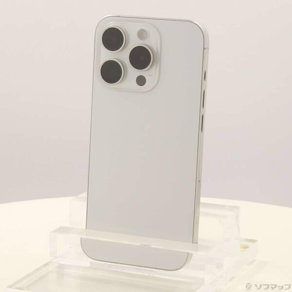 〔中古〕Apple(アップル) iPhone15 Pro 128GB ホワイトチタニウム MTU83J／A SIMフリー〔276-ud〕 | 