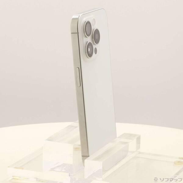 〔中古〕Apple(アップル) iPhone15 Pro 128GB ホワイトチタニウム MTU83J／A SIMフリー〔276-ud〕 |  | 03