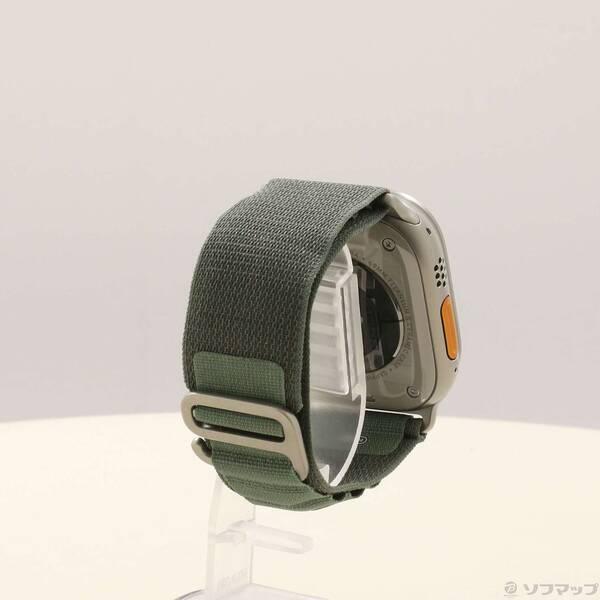 〔中古〕Apple(アップル) Apple Watch Ultra GPS + Cellular 49mm チタニウムケース グリーンアルパインループ〔349-ud〕 |  | 02