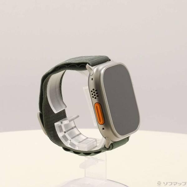 〔中古〕Apple(アップル) Apple Watch Ultra GPS + Cellular 49mm チタニウムケース グリーンアルパインループ〔349-ud〕 |  | 03