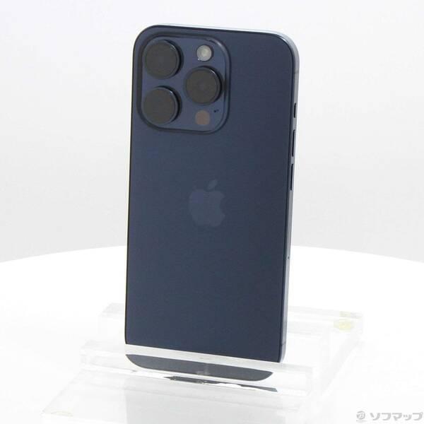 〔中古〕Apple(アップル) iPhone15 Pro 128GB ブルーチタニウム MTUA3J／A SIMフリー〔198-ud〕 | 