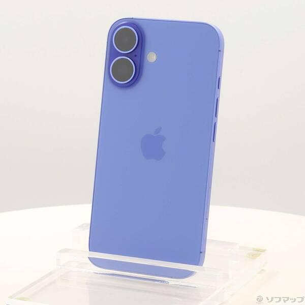 〔中古〕Apple(アップル) iPhone16 256GB ウルトラマリン MYE03J／A SIMフリー〔198-ud〕 | 
