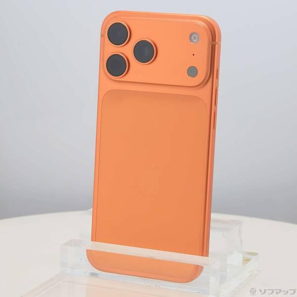 〔中古〕Apple(アップル) iPhone17 Pro Max 1TB コズミックオレンジ MFYG4J／A SIMフリー〔262-ud〕 | 