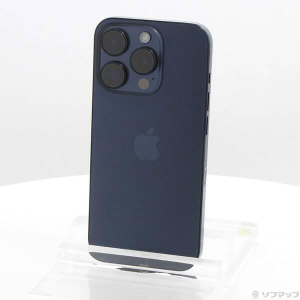 〔中古〕Apple(アップル) iPhone15 Pro 256GB ブルーチタニウム MTUG3J／A SIMフリー〔305-ud〕 | 