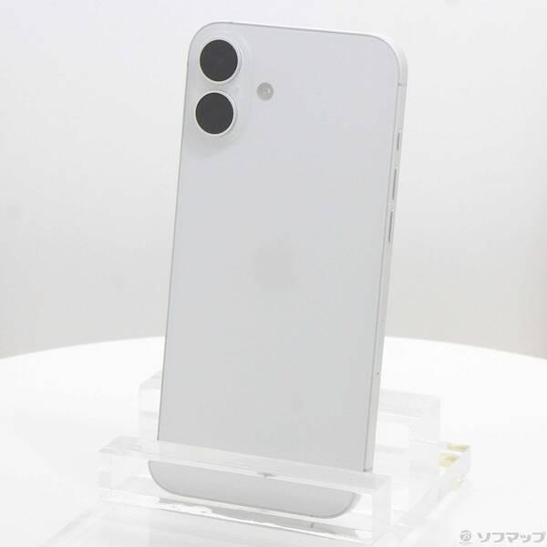 〔中古〕Apple(アップル) iPhone16 Plus 128GB ホワイト MXVC3J／A SIMフリー〔198-ud〕 | 
