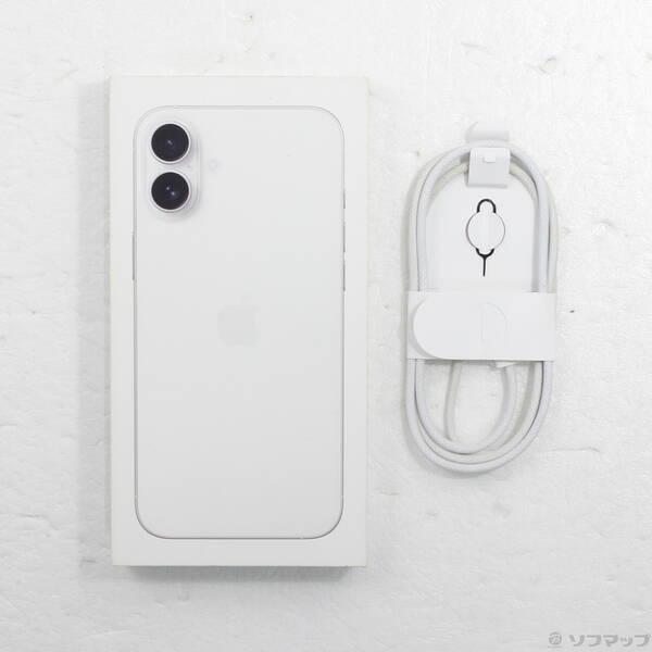 〔中古〕Apple(アップル) iPhone16 Plus 128GB ホワイト MXVC3J／A SIMフリー〔198-ud〕 |  | 04