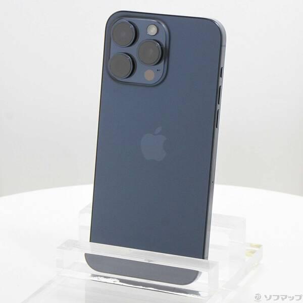 〔中古〕Apple(アップル) iPhone15 Pro Max 256GB ブルーチタニウム MU6T3J／A SIMフリー〔377-ud〕 | 