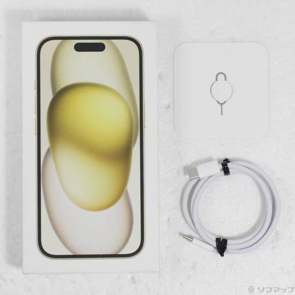 〔中古〕Apple(アップル) iPhone15 256GB イエロー MTMQ3J／A SIMフリー〔297-ud〕 |  | 04