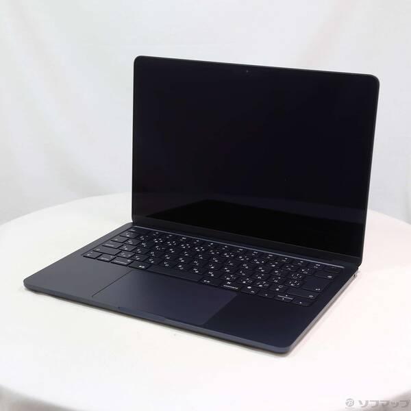 〔中古〕Apple(アップル) MacBook Air 13.6-inch Mid-2022 MLY43J／A Apple M2 8コアCPU_10コアGPU 8GB SSD512GB ミッドナイト 〔26.3 Tahoe〕〔377-ud〕 | 