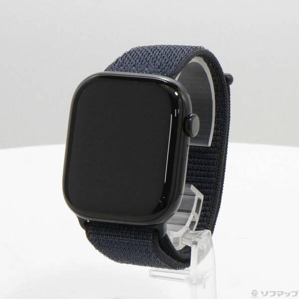 〔中古〕Apple(アップル) Apple Watch Series 10 GPS 46mm ジェットブラックアルミニウムケース インクスポーツループ〔297-ud〕 | 