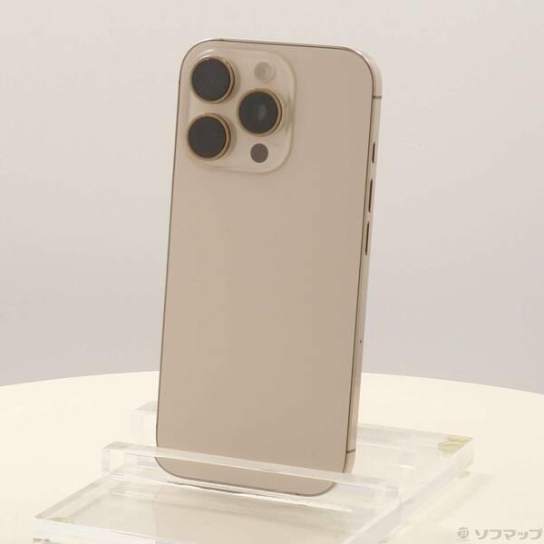 〔中古〕Apple(アップル) iPhone16 Pro 128GB デザートチタニウム MYMX3J／A SIMフリー〔377-ud〕 | 