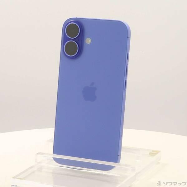 〔中古〕Apple(アップル) iPhone16 128GB ウルトラマリン MYDU3J／A SIMフリー〔251-ud〕 | 