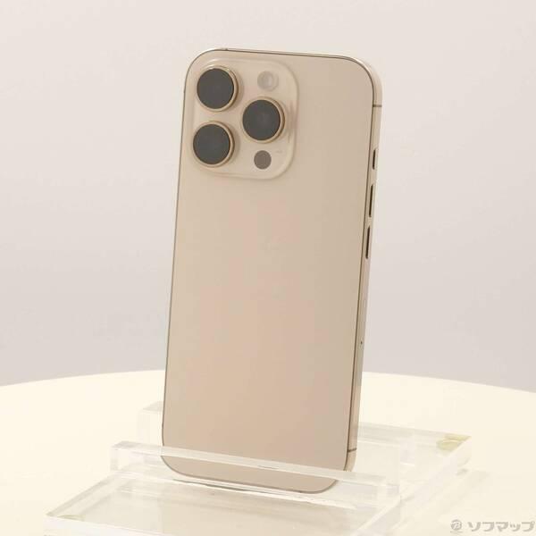 〔中古〕Apple(アップル) iPhone16 Pro 256GB デザートチタニウム MYN23J／A SIMフリー〔198-ud〕 | 