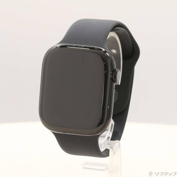 〔中古〕Apple(アップル) Apple Watch Series 11 GPS + Cellular 46mm ジェットブラックアルミニウムケース ブラックスポーツバンド〔295-ud〕 | 