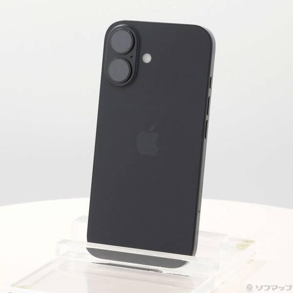 〔中古〕Apple(アップル) iPhone16 256GB ブラック MYDW3J／A SIMフリー〔269-ud〕 | 