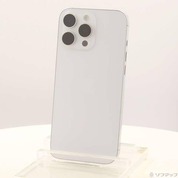 〔中古〕Apple(アップル) iPhone16 Pro Max 256GB ホワイトチタニウム MYWH3J／A SIMフリー〔348-ud〕 | 
