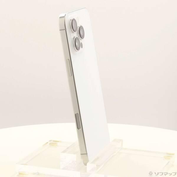 〔中古〕Apple(アップル) iPhone16 Pro Max 256GB ホワイトチタニウム MYWH3J／A SIMフリー〔348-ud〕 |  | 03