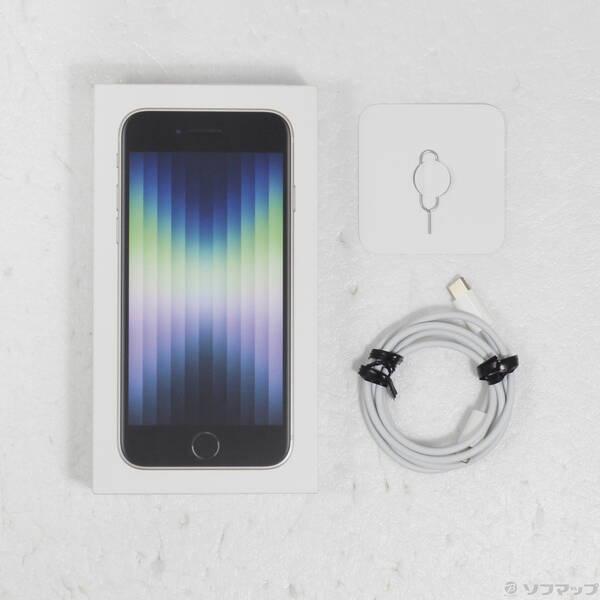 〔中古〕Apple(アップル) iPhone SE 第3世代 64GB スターライト MMYD3J／A SIMフリー〔348-ud〕 |  | 04