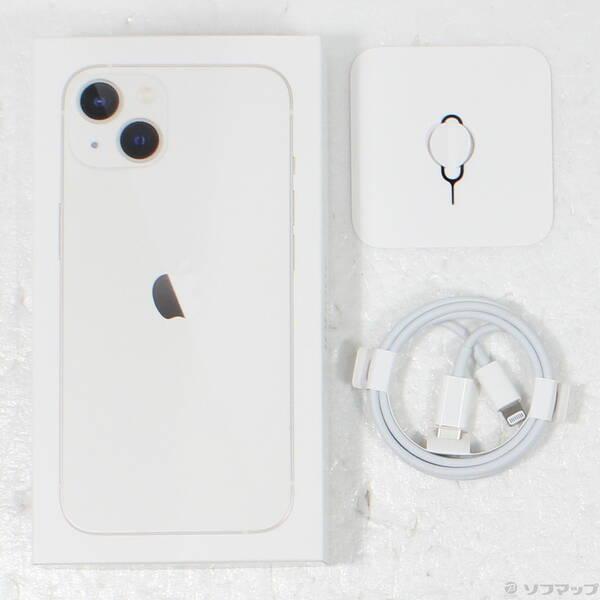 〔中古〕Apple(アップル) iPhone13 128GB スターライト MLND3J／A SIMフリー〔258-ud〕 |  | 04