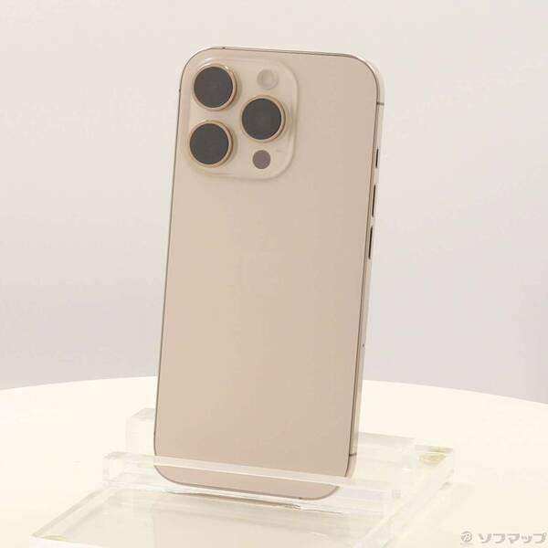 〔中古〕Apple(アップル) iPhone16 Pro 256GB デザートチタニウム MYN23J／A SIMフリー〔348-ud〕 | 