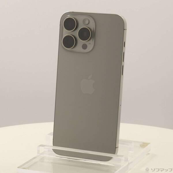 〔中古〕Apple(アップル) iPhone15 Pro Max 256GB ナチュラルチタニウム MU6R3J／A SIMフリー〔262-ud〕 | 