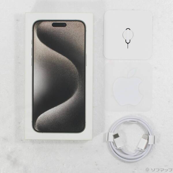 〔中古〕Apple(アップル) iPhone15 Pro Max 256GB ナチュラルチタニウム MU6R3J／A SIMフリー〔262-ud〕 |  | 04
