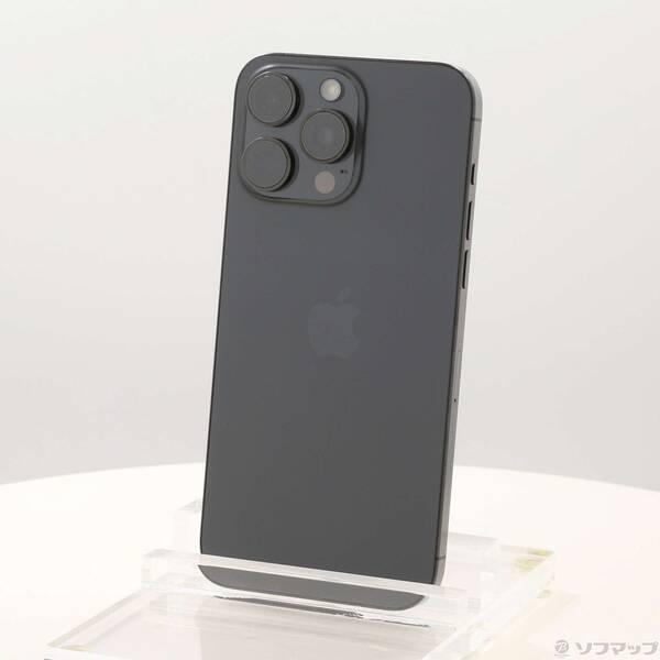 〔中古〕Apple(アップル) iPhone15 Pro Max 256GB ブラックチタニウム MU6P3J／A SIMフリー〔258-ud〕 | 