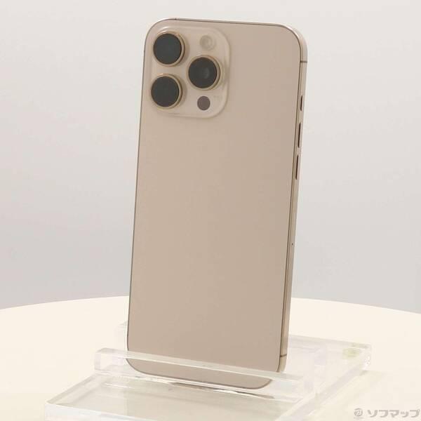 〔中古〕Apple(アップル) iPhone16 Pro Max 1TB デザートチタニウム MYWT3J／A SIMフリー〔198-ud〕 | 