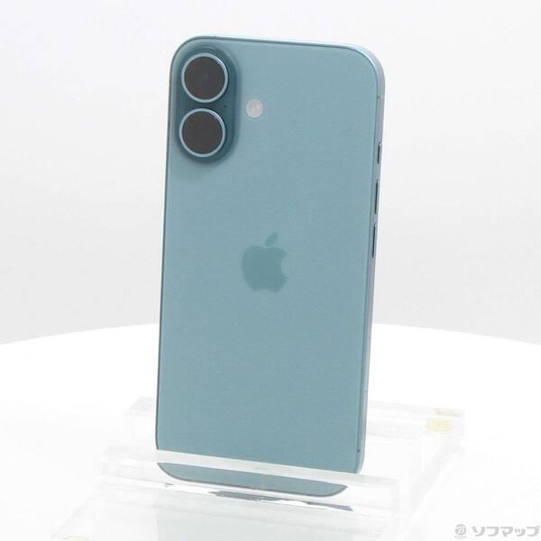 〔中古〕Apple(アップル) iPhone16 128GB ティール MYDV3J／A SIMフリー〔349-ud〕 | 