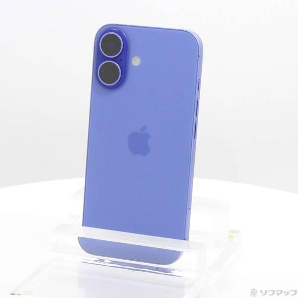 〔中古〕Apple(アップル) iPhone16 512GB ウルトラマリン MYE53J／A SIMフリー〔377-ud〕 | 