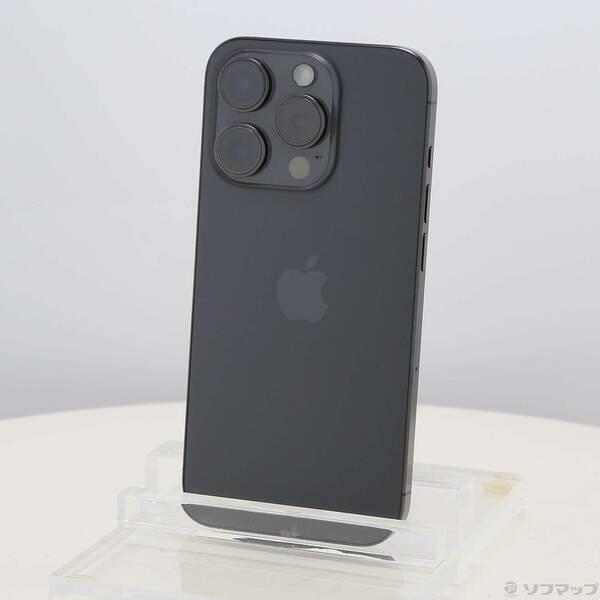 〔中古〕Apple(アップル) iPhone15 Pro 256GB ブラックチタニウム MTUC3J／A SIMフリー〔276-ud〕 | 