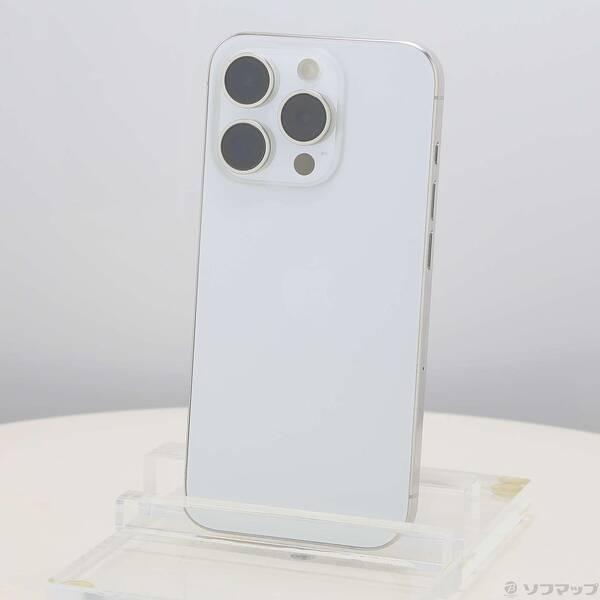 〔中古〕Apple(アップル) iPhone15 Pro 512GB ホワイトチタニウム MTUJ3J／A SIMフリー〔269-ud〕 | 