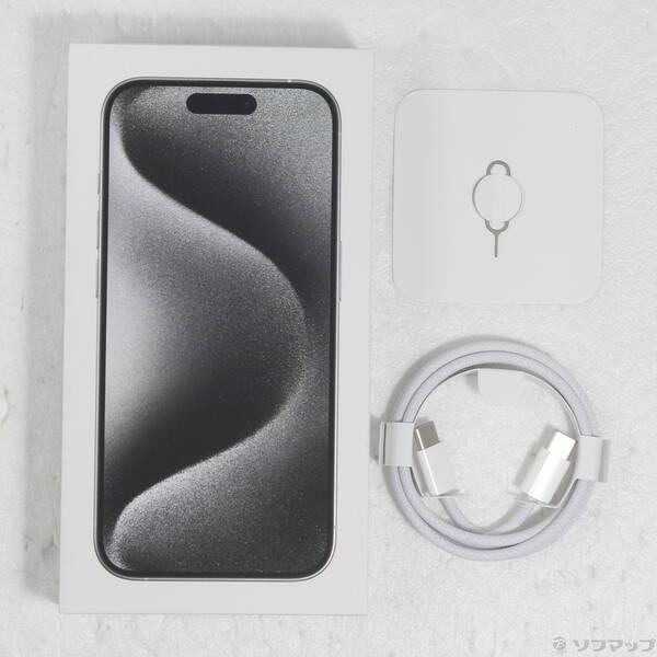 〔中古〕Apple(アップル) iPhone15 Pro 512GB ホワイトチタニウム MTUJ3J／A SIMフリー〔269-ud〕 |  | 04