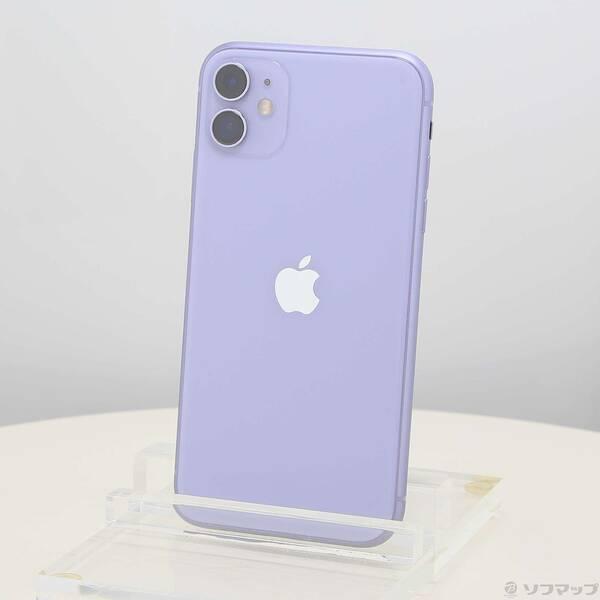 〔中古〕Apple(アップル) iPhone11 64GB パープル MWLX2J／A SIMフリー〔198-ud〕 | 
