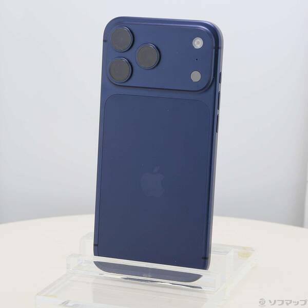 〔中古〕Apple(アップル) iPhone17 Pro Max 512GB ディープブルー MFYE4J／A SIMフリー〔368-ud〕 | 