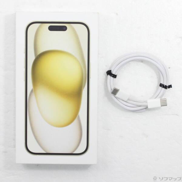 〔中古〕Apple(アップル) iPhone15 256GB イエロー MTMQ3J／A SIMフリー〔344-ud〕 |  | 04
