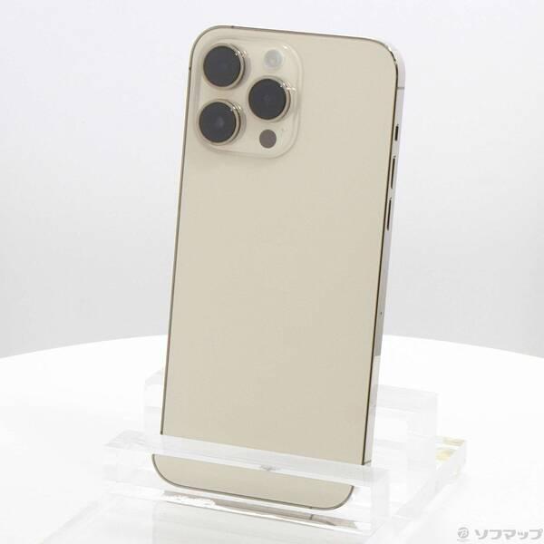 〔中古〕Apple(アップル) iPhone14 Pro Max 128GB ゴールド MQ983J／A SIMフリー〔377-ud〕 | 