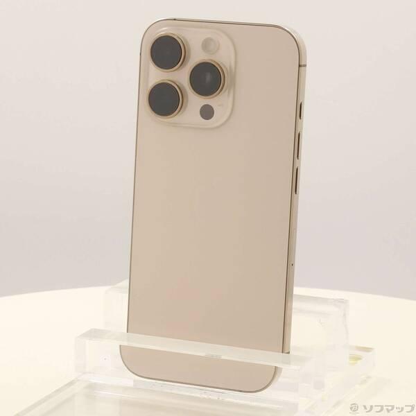 〔中古〕Apple(アップル) iPhone16 Pro 256GB デザートチタニウム MYN23J／A SIMフリー〔348-ud〕 | 