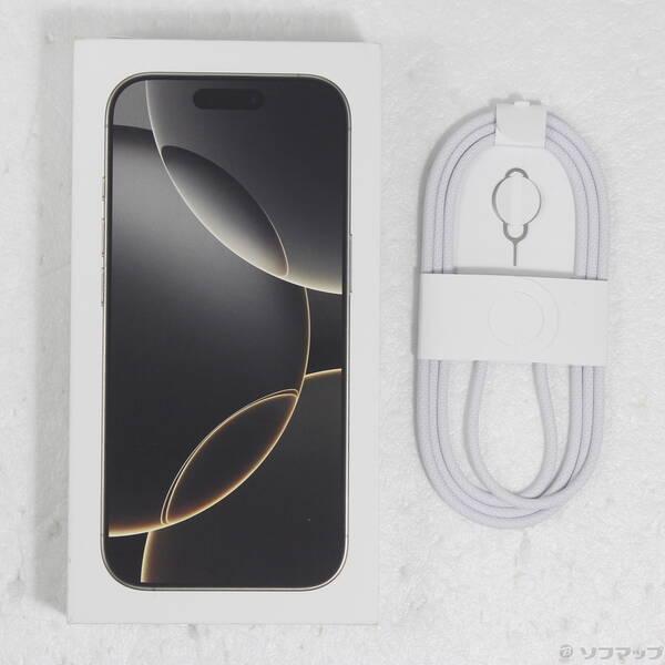 〔中古〕Apple(アップル) iPhone16 Pro 256GB ナチュラルチタニウム MYN33J／A SIMフリー〔276-ud〕 |  | 04