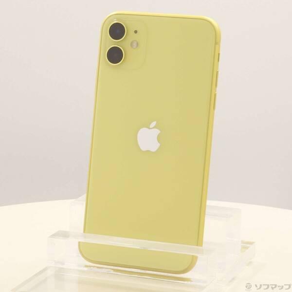 〔中古〕Apple(アップル) iPhone11 64GB イエロー MHDE3J／A SIMフリー〔348-ud〕 | 